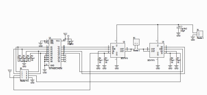 ชุดขับ motor DC 43A ด้วย IGBT แบบ H-bridge